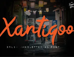 Xantiqoo font