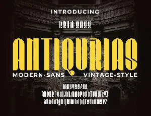 ANTIQURIAS font