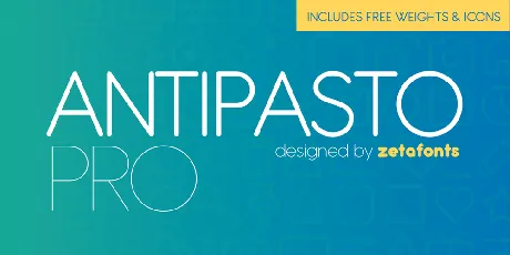 Antipasto Pro font