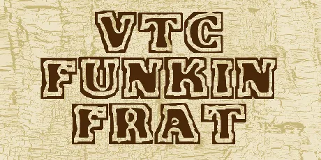 VTC Funkin Frat font