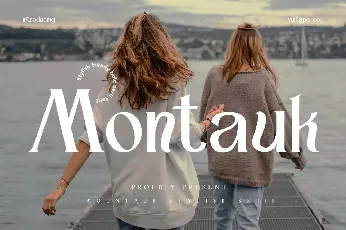 Montauk font