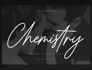 Chemistry font