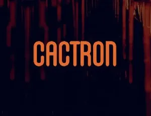 Cactron Sans Serif font