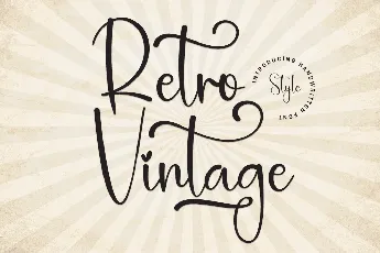 Retro Vintage font