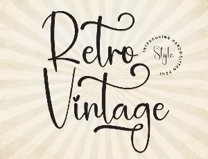 Retro Vintage font