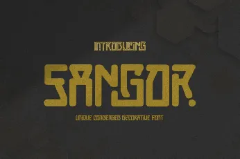 Sangor Vintage font