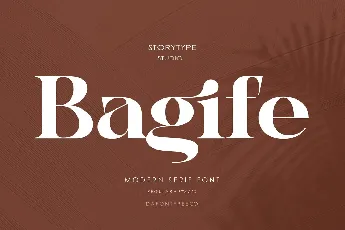 Bagife font