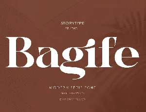 Bagife font