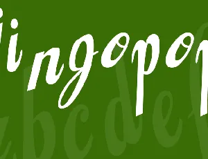 Jingopop font