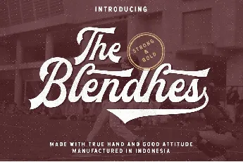 The Blendhes font