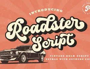 Roadster Script font