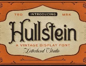 Hullstein font