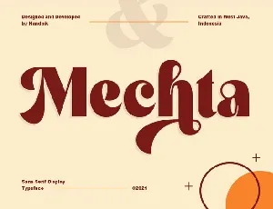 Mechta font