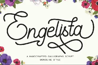 Engelista Monoline font