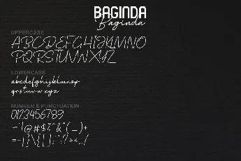 Baginda Duo font