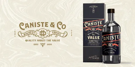 Caniste Family font