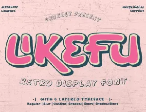 Likefu font