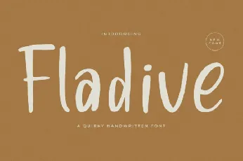 Fladive font