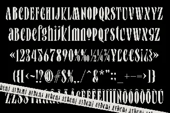 Athemi DEMO VERSION font