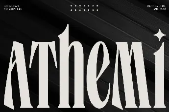 Athemi DEMO VERSION font