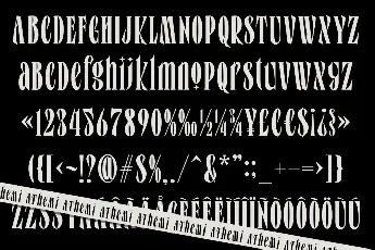 Athemi DEMO VERSION font