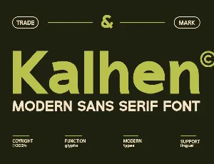 Kalhen font