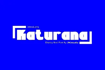 Katurana font