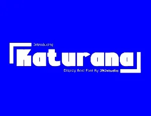 Katurana font