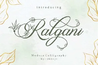 Ralgani font