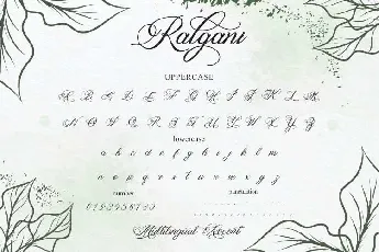 Ralgani font