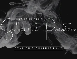 Silhouette Phantom font