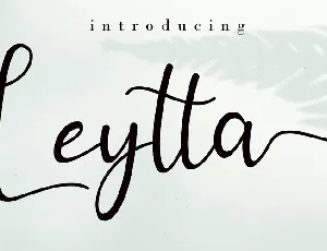 Leytta font