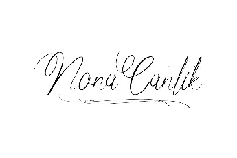 Nona Cantik Demo font