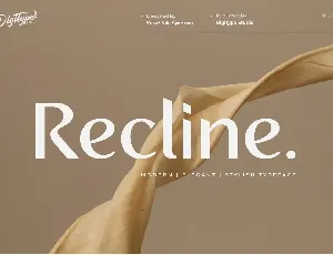 Recline font