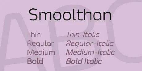 Smoolthan font