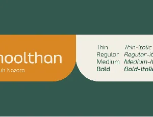 Smoolthan font