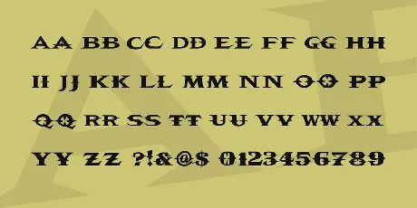 VTC Belials Blade font