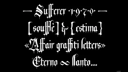 Revolver Blackletter font