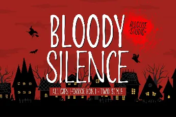 Bloody Silence font