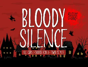 Bloody Silence font