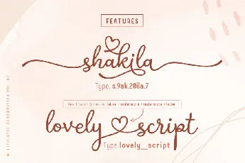 Shakila Duo font