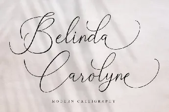 Belinda Carolyne font