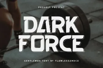 Dark Force font