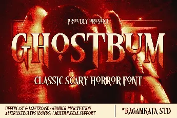 Ghostbum font