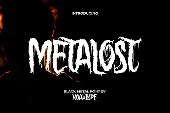 MetalostDemo font