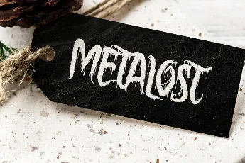 MetalostDemo font