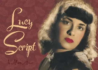 Lucy Script Free font