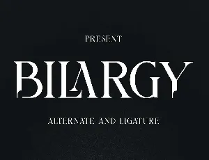 Bilargy font