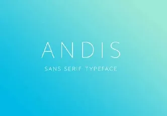 Andis font