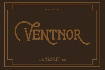 Ventnor Demo font